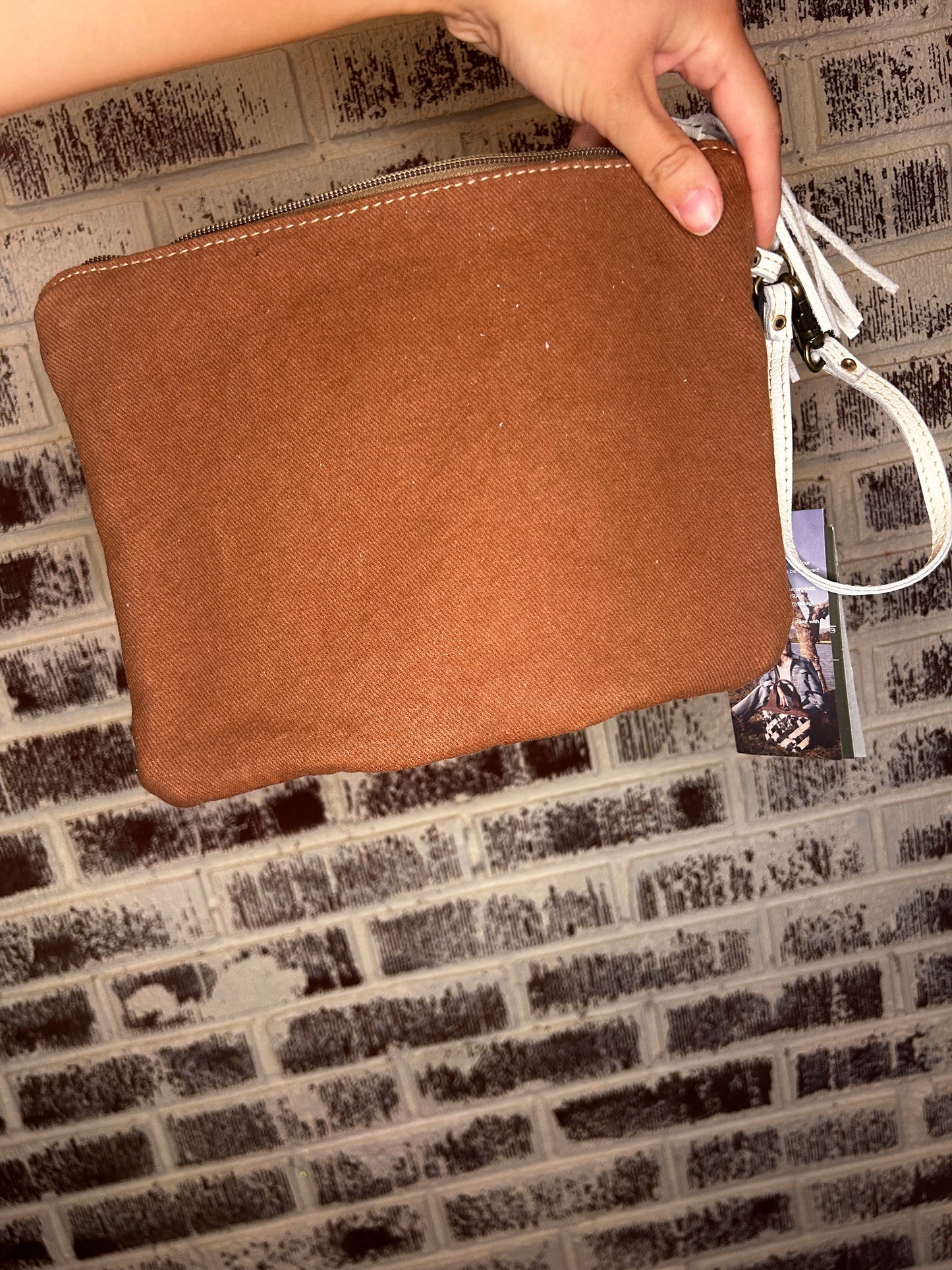 Large Aztec Wristlet