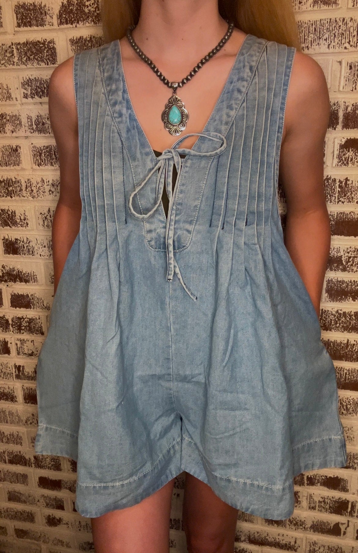 Dancin’ Denim Romper