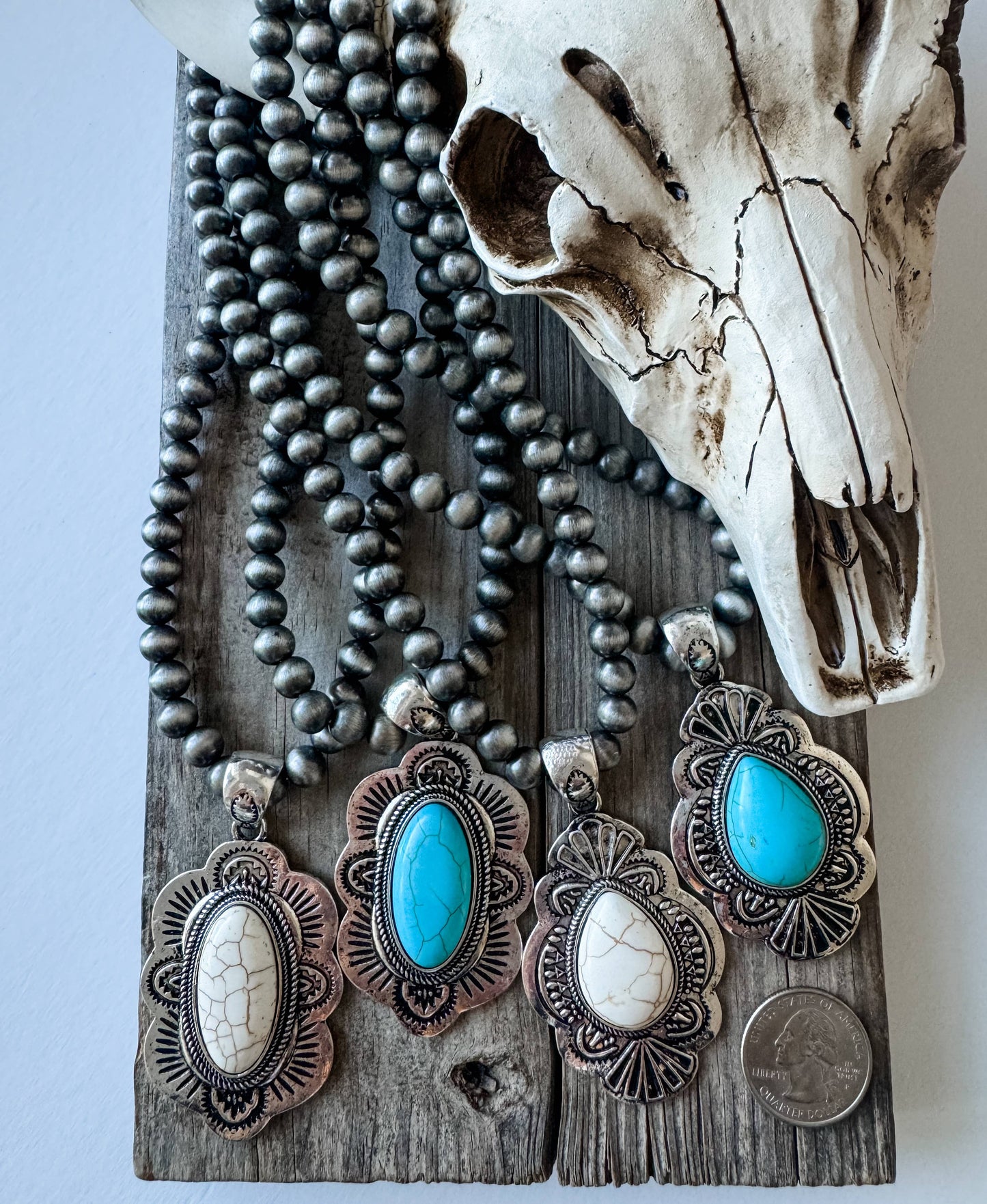 Western Pendant Navajo Style Necklace