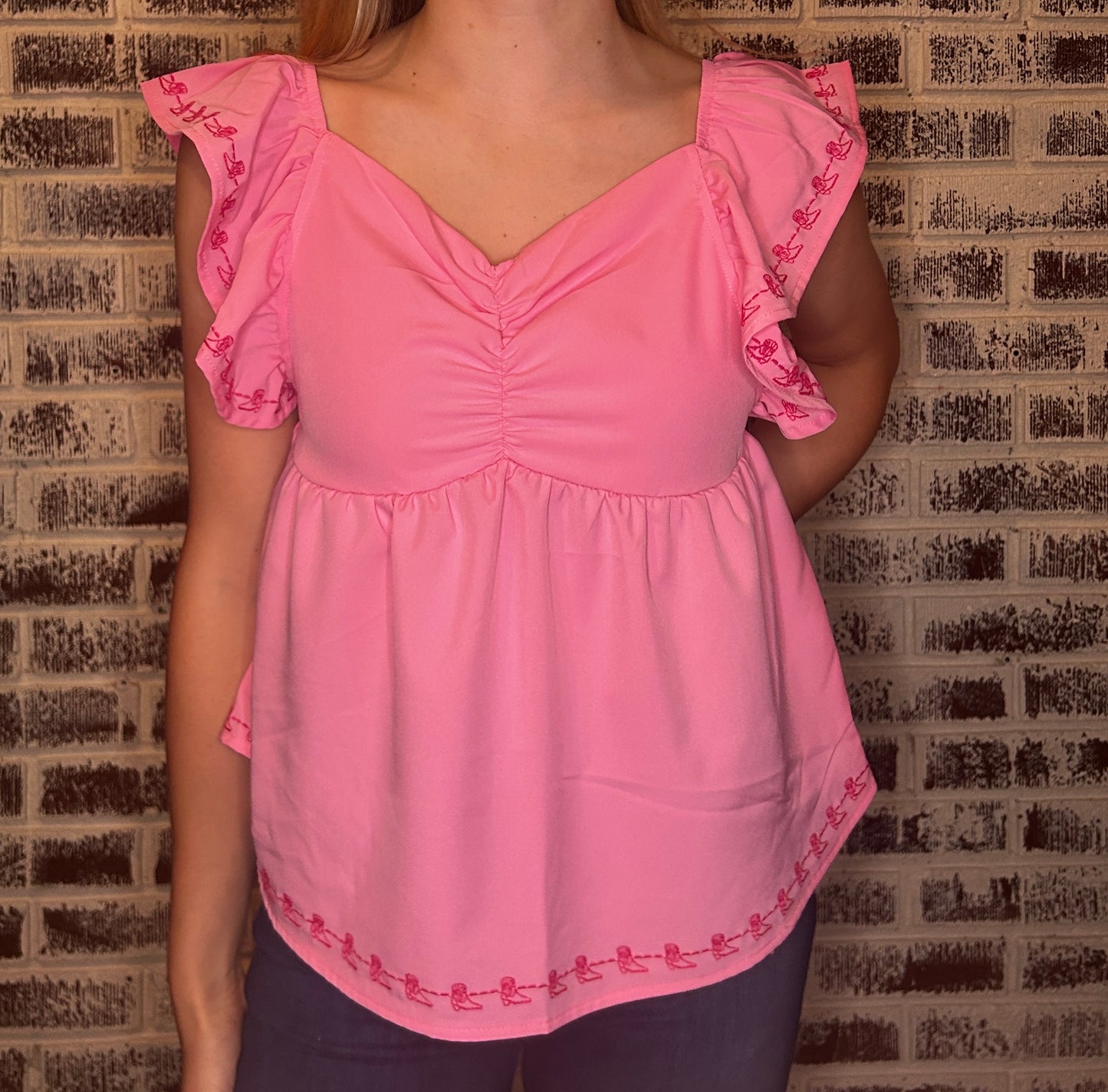 BOOTiful Bow Blouse