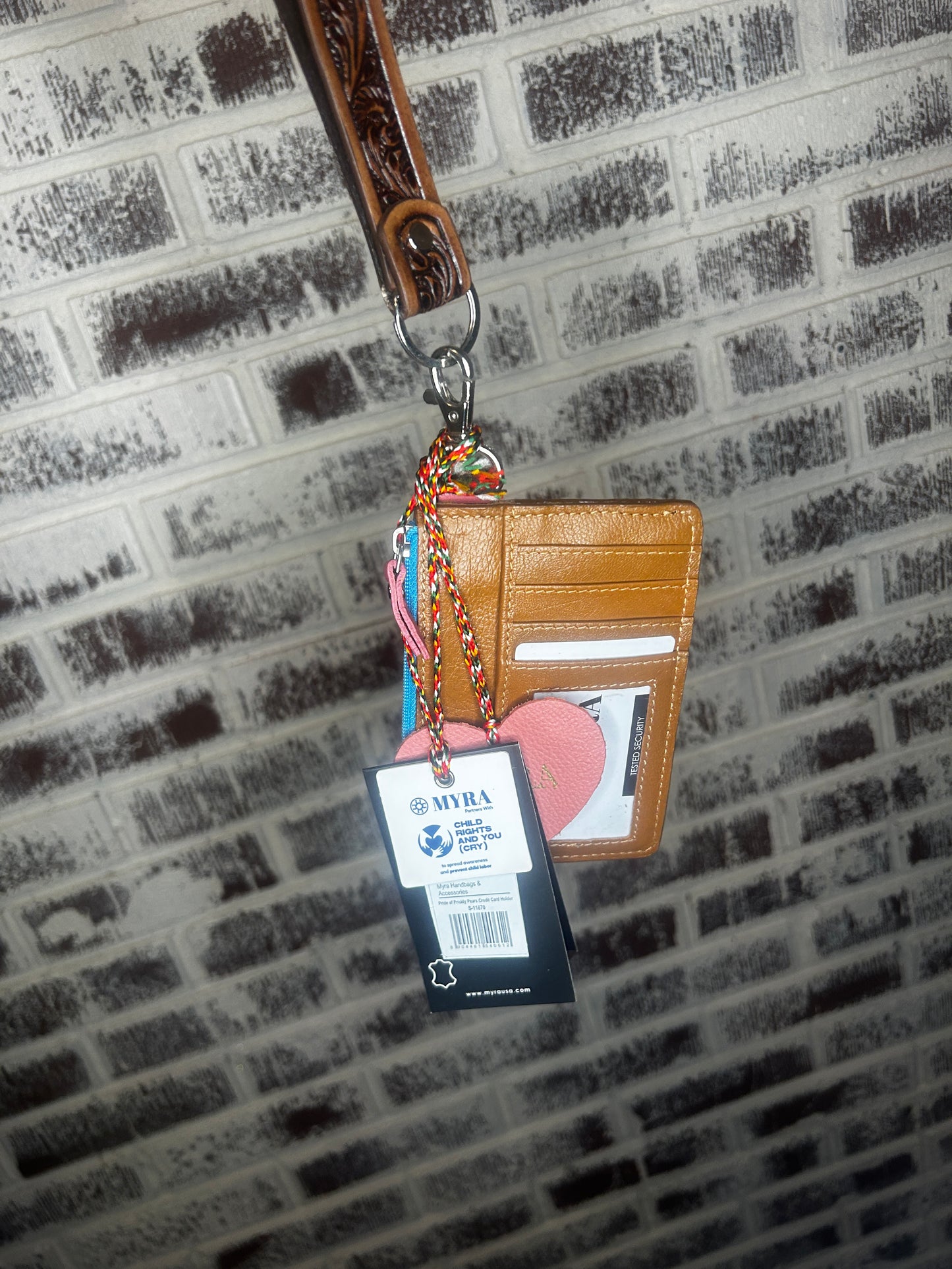 Stay Punchy- Girly- keychain wallet