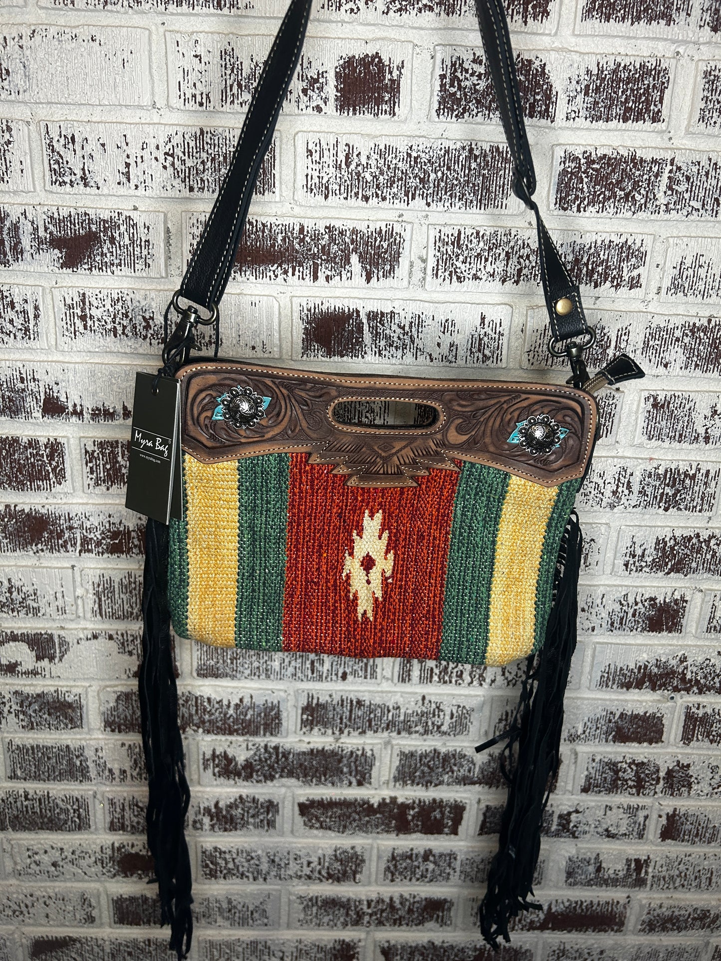 Jamaican me crazy Aztec crossbody