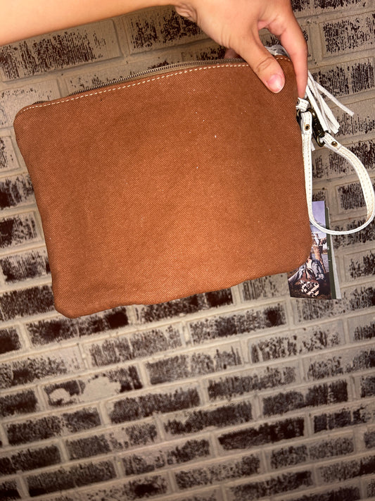 Large Aztec Wristlet