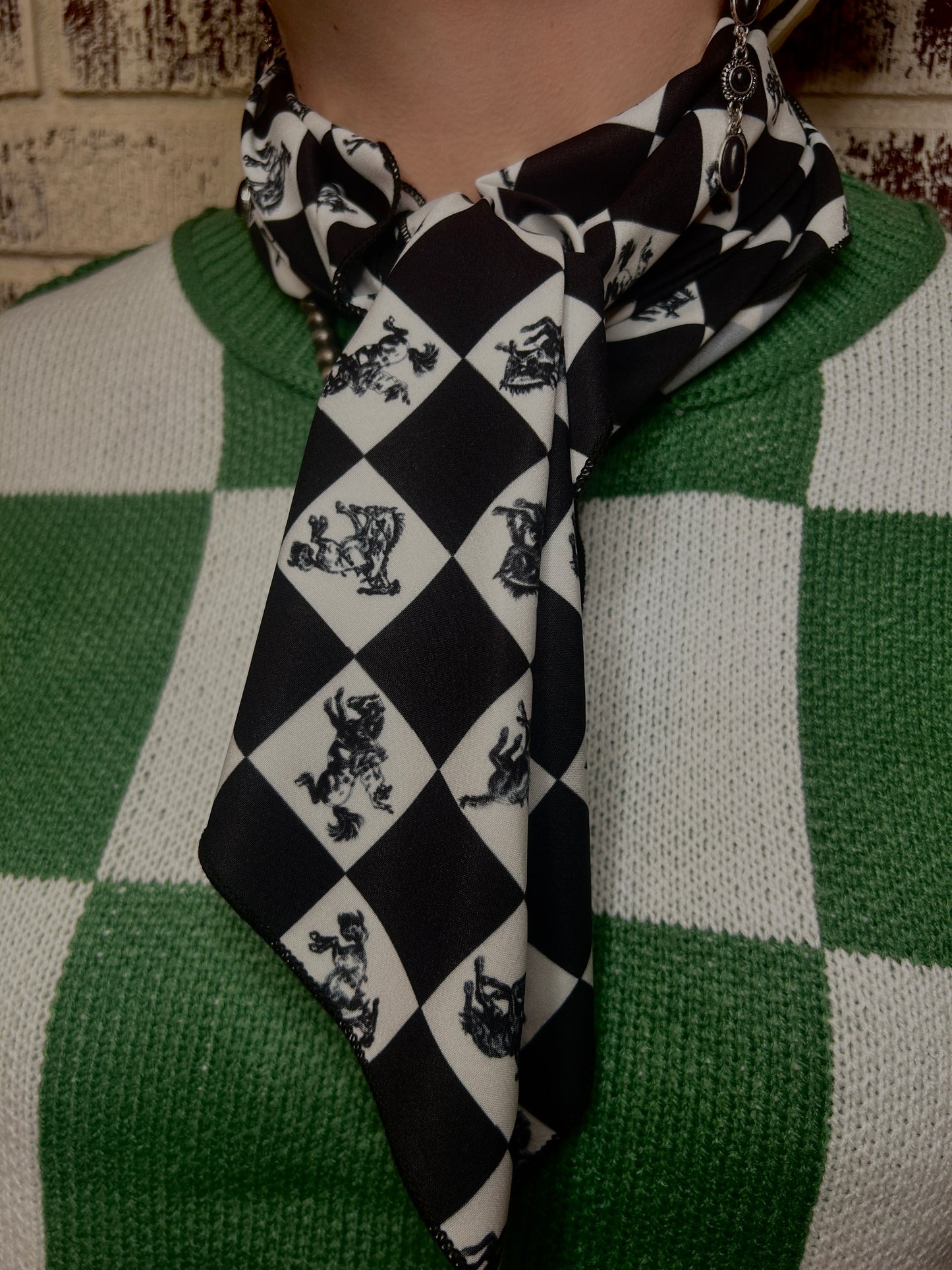 Checkered Bronc wild rag