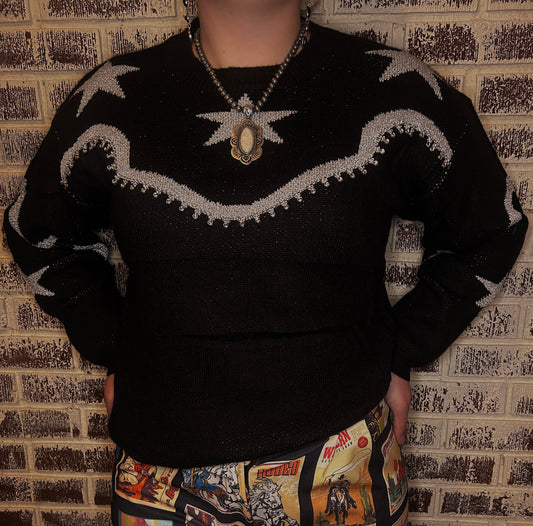 Rhinestone Cowboy Pullover sweater
