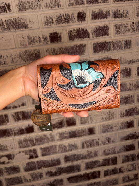“The accent” foldover wallet