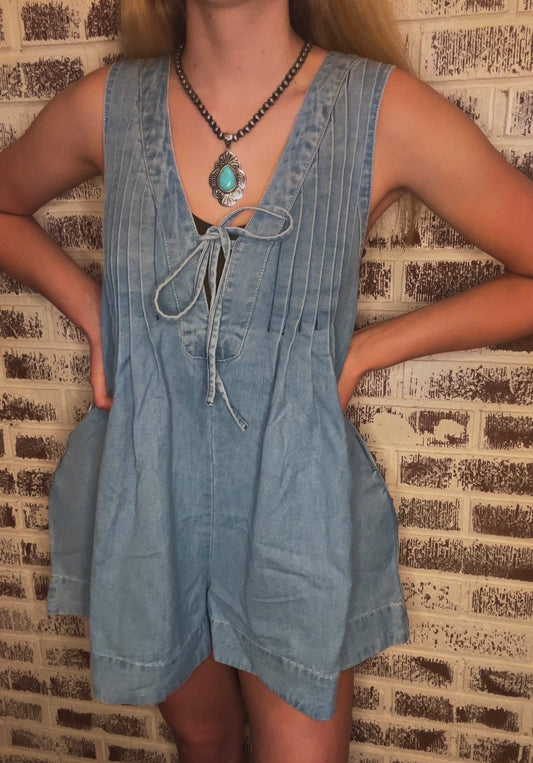 Dancin’ Denim Romper