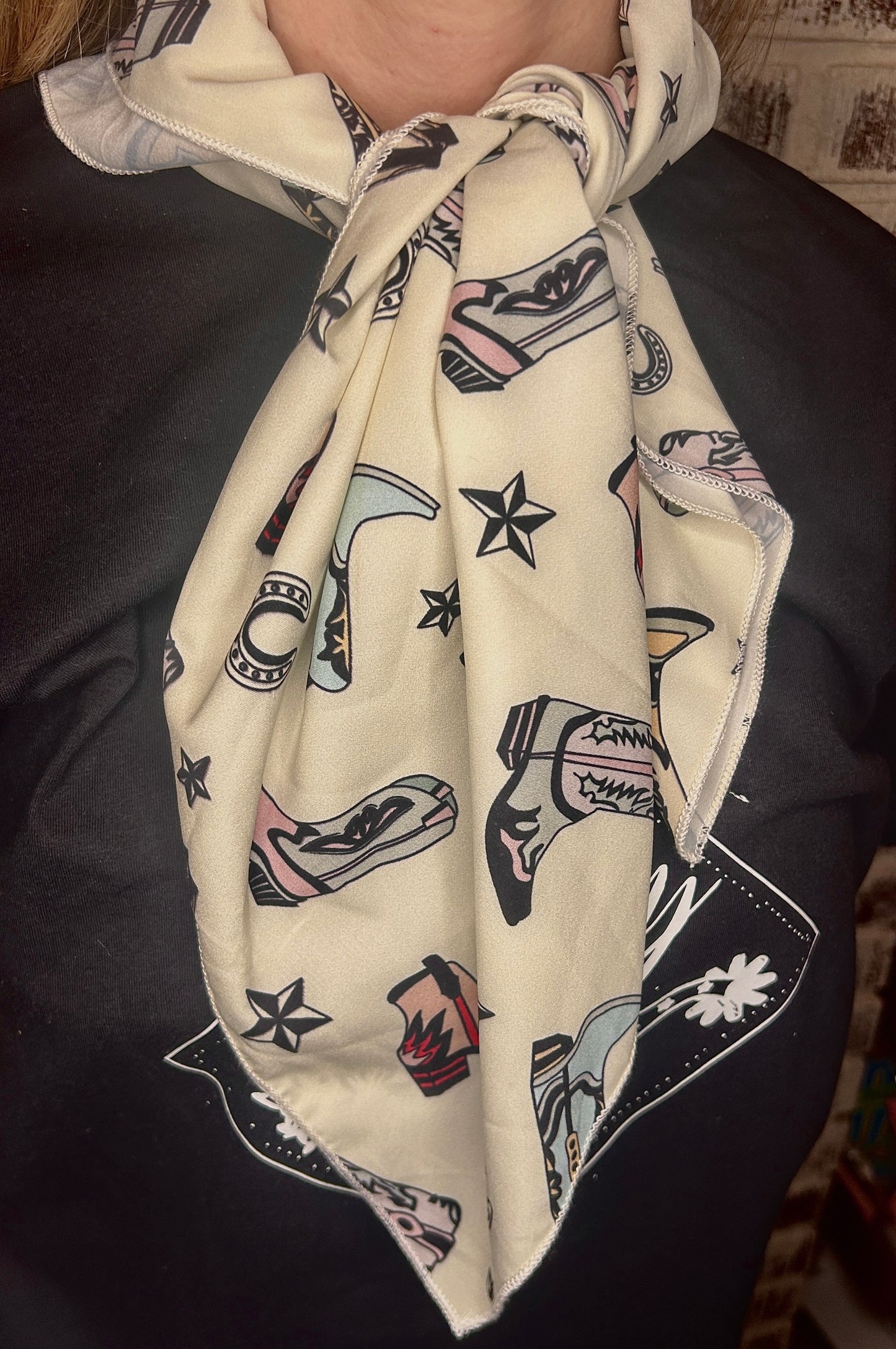 Lucky boot wild rag