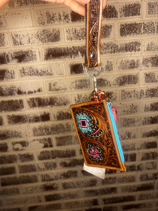 Stay Punchy- Girly- keychain wallet