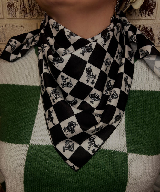 Checkered Bronc wild rag