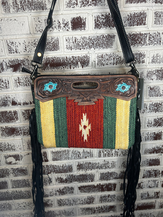 Jamaican me crazy Aztec crossbody