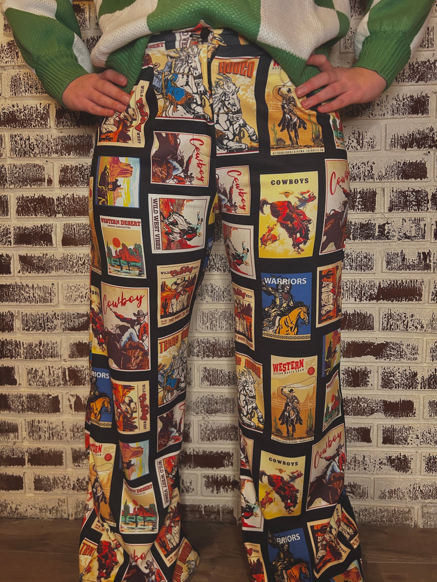 Play your cards cowboy- Slack Pants