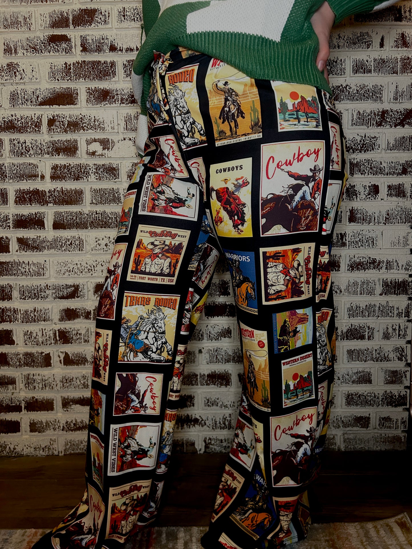 Play your cards cowboy- Slack Pants