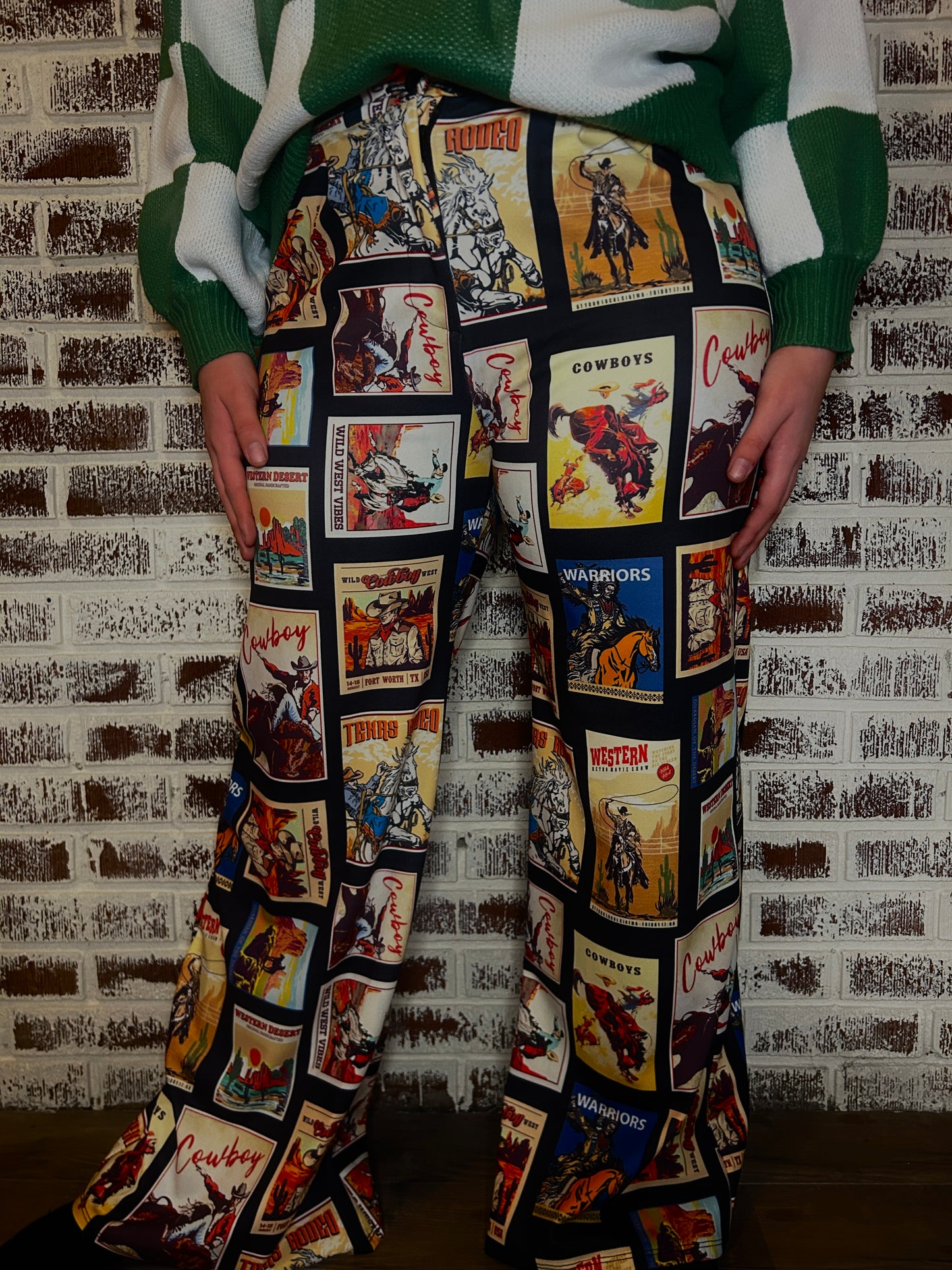 Play your cards cowboy- Slack Pants