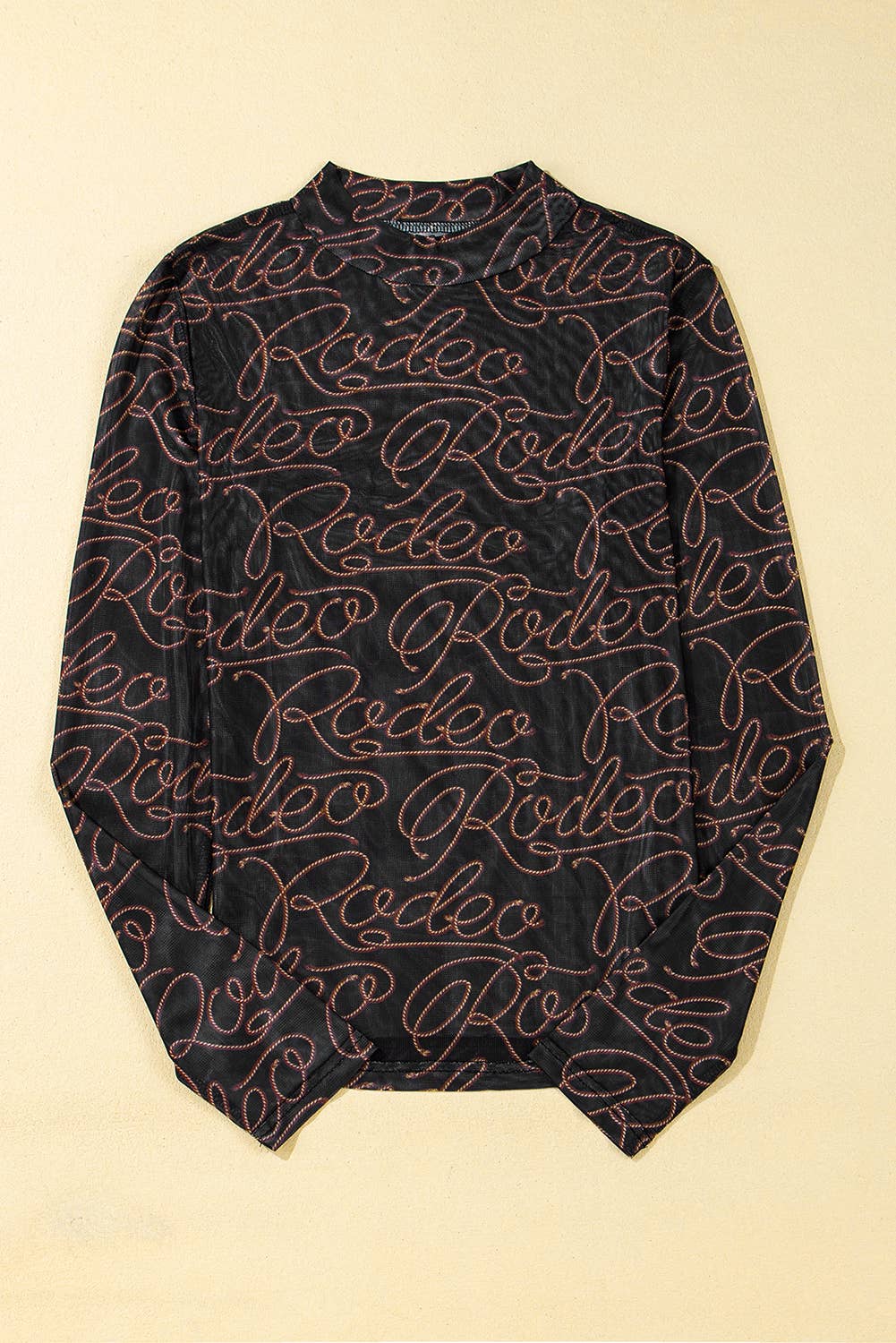 Ropin’ Rodeo Long Sleeve Mesh Top